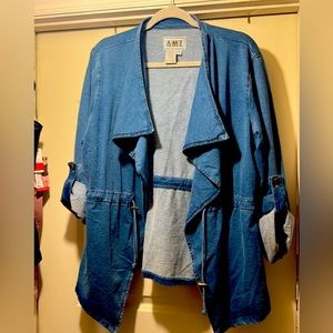 AMI Blue Denim Jacket Size Medium